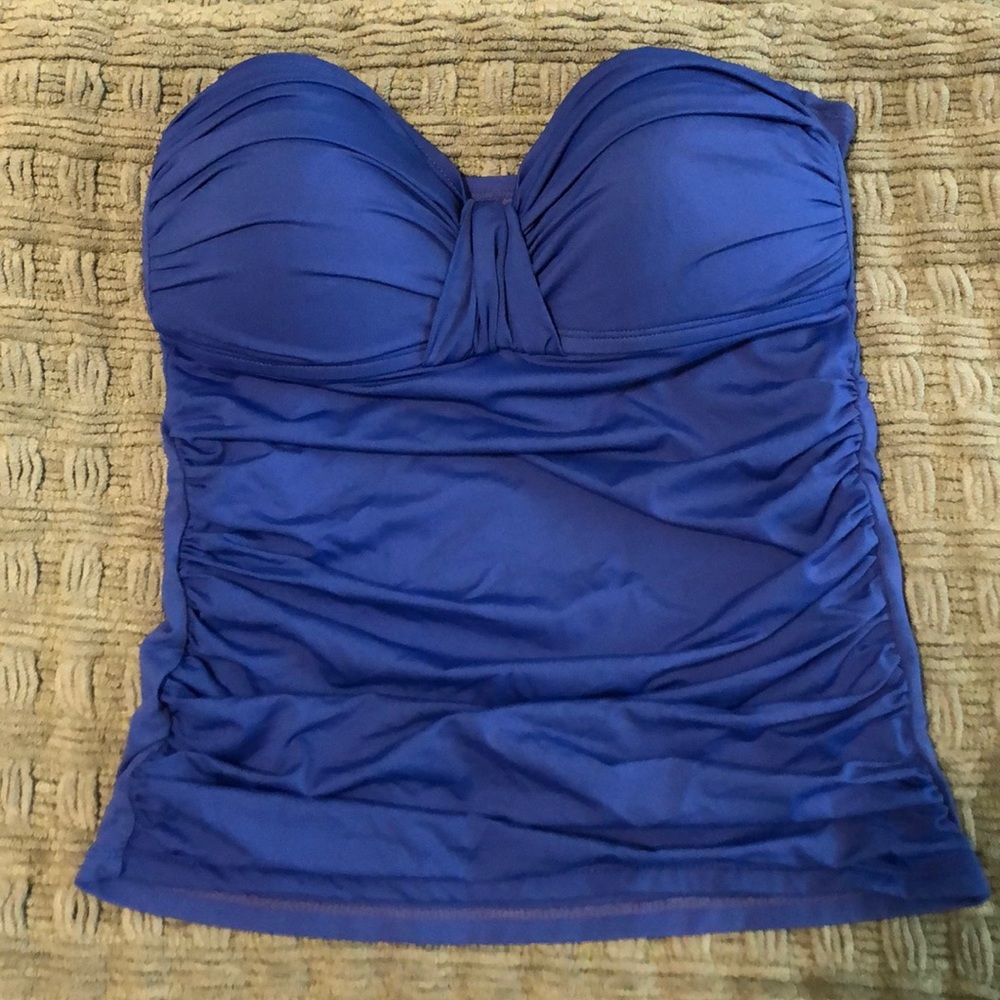 La Blanca swim tankini blue size 8